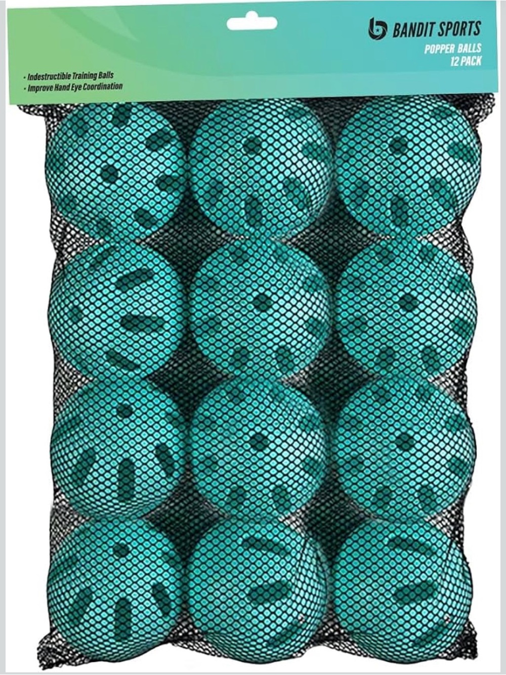 NEW Bandit Sports Popper Balls, 12 count